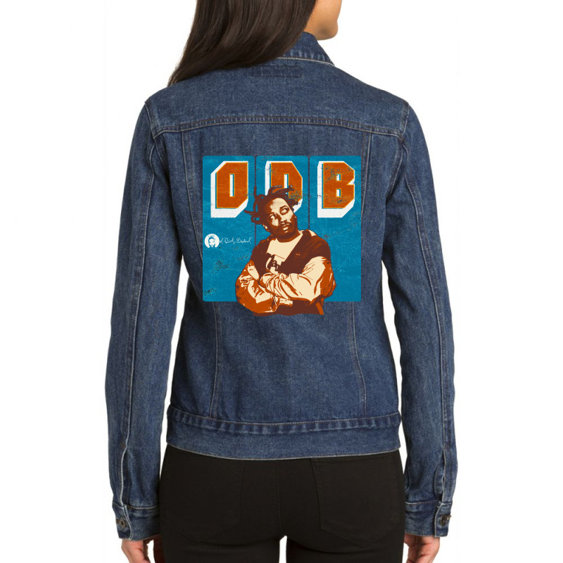 Odb Ol Dirty Bastard Ladies Denim Jacket by Kerry Hutcheson | Artistshot