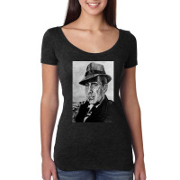 Cartoon Character James Cagney Men Women Women's Triblend Scoop T-shirt | Artistshot