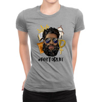 Pastor Life Black Bearded Man Ladies Fitted T-shirt | Artistshot