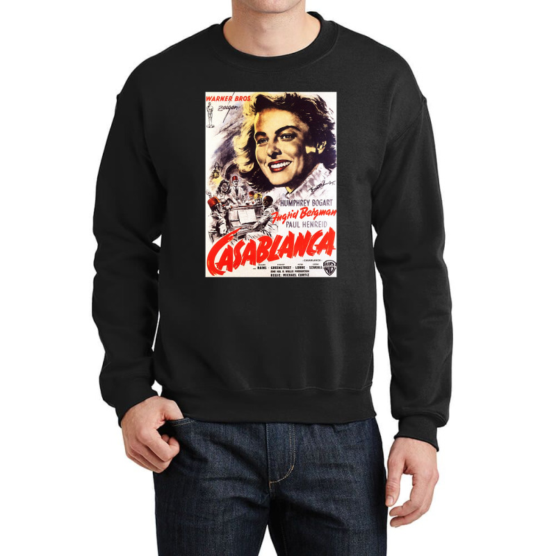 Music Retro Paul Belmondo Funny Gifts Boy Girl Crewneck Sweatshirt by ArtistChaya | Artistshot