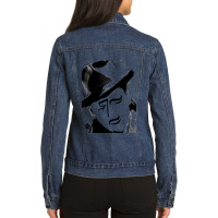 Music Vintage Portrait Man Funny Gifts Boys Girls Ladies Denim Jacket | Artistshot