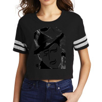 Music Vintage Portrait Man Funny Gifts Boys Girls Scorecard Crop Tee | Artistshot