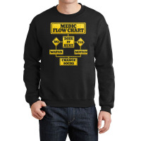 Medic Flow Chart Combat Medic Veteran Gift Crewneck Sweatshirt | Artistshot