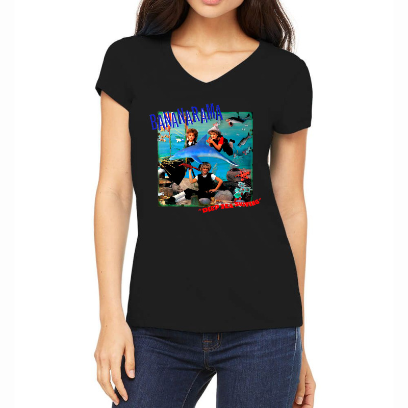 Retro  Musician Man Mens Womens Women's V-Neck T-Shirt by Artist-Taniya | Artistshot