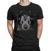 Dj Guinea Pig Music Festival Lover Gift Animal Pet Cavy T-shirt | Artistshot