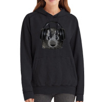 Dj Guinea Pig Music Festival Lover Gift Animal Pet Cavy Vintage Hoodie | Artistshot