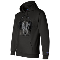 Dj Guinea Pig Music Festival Lover Gift Animal Pet Cavy Champion Hoodie | Artistshot