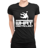 Parkour Free Running What Obstacles Ladies Fitted T-shirt | Artistshot