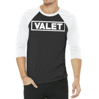 Valet Car Parking Lot Attendant Hotel & Restaurant Employee 3/4 Sleeve Shirt | Artistshot