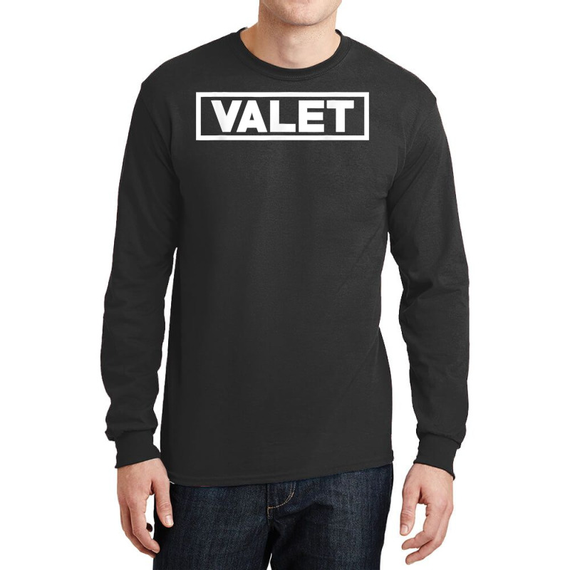 Valet Car Parking Lot Attendant Hotel & Restaurant Employee Long Sleeve Shirts by STACYSCHUDEL | Artistshot