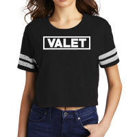 Valet Car Parking Lot Attendant Hotel & Restaurant Employee Scorecard Crop Tee | Artistshot