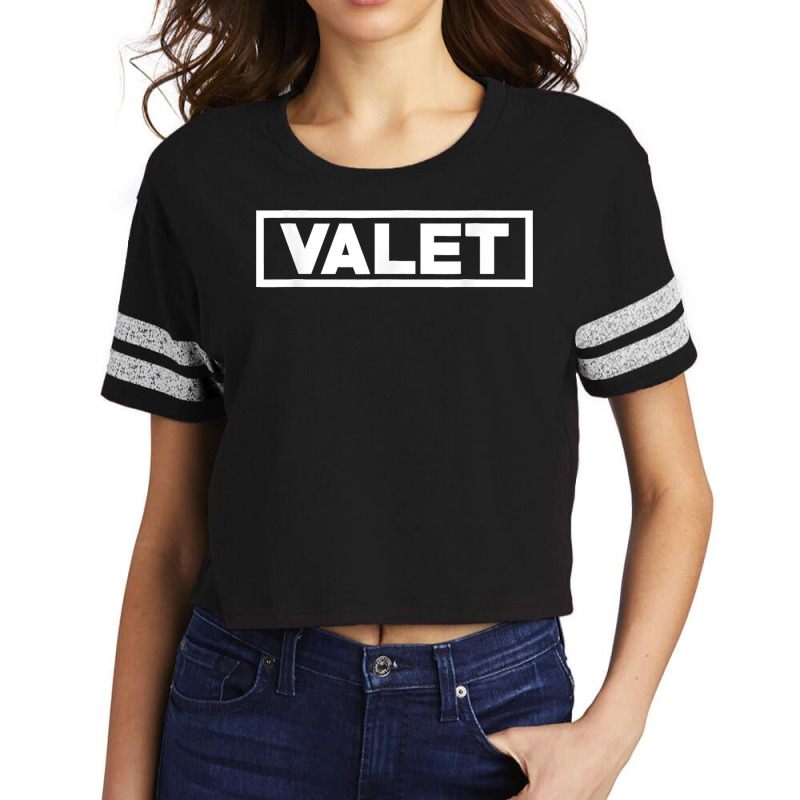 Valet Car Parking Lot Attendant Hotel & Restaurant Employee Scorecard Crop Tee by STACYSCHUDEL | Artistshot