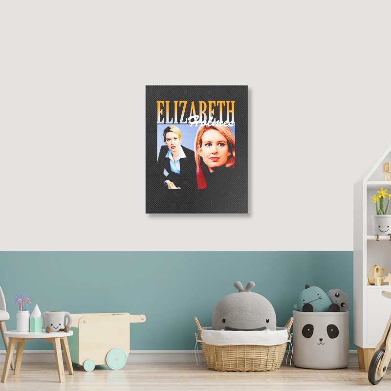 Elizabeth Holmes, Theranos Founder, Elizabeth Holmes And Theranos Foun Portrait Canvas Print | Artistshot