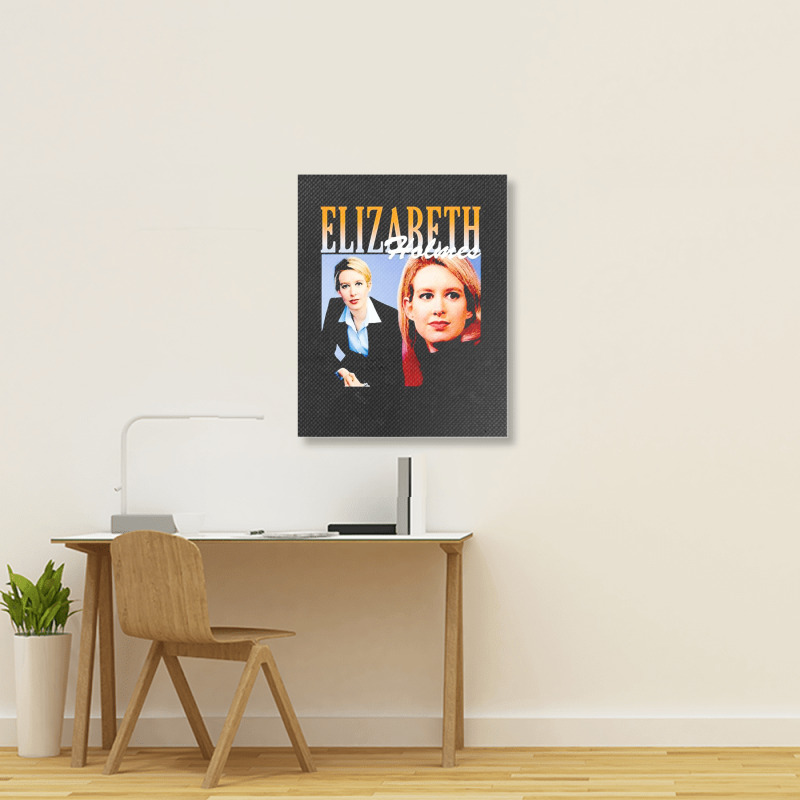 Elizabeth Holmes, Theranos Founder, Elizabeth Holmes And Theranos Foun Portrait Canvas Print | Artistshot