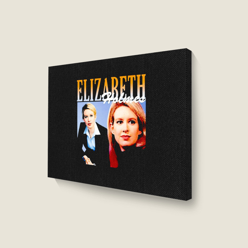 Elizabeth Holmes, Theranos Founder, Elizabeth Holmes And Theranos Foun Landscape Canvas Print | Artistshot