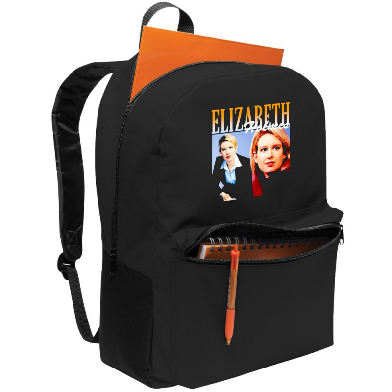 Elizabeth Holmes, Theranos Founder, Elizabeth Holmes And Theranos Foun Backpack | Artistshot