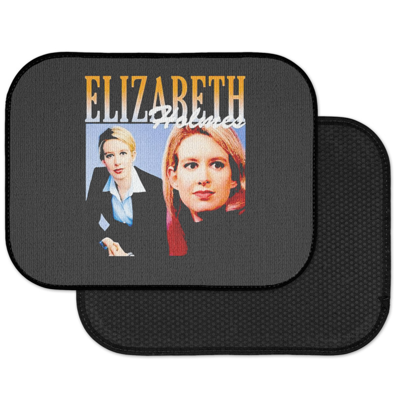 Elizabeth Holmes, Theranos Founder, Elizabeth Holmes And Theranos Foun Rear Car Mat | Artistshot