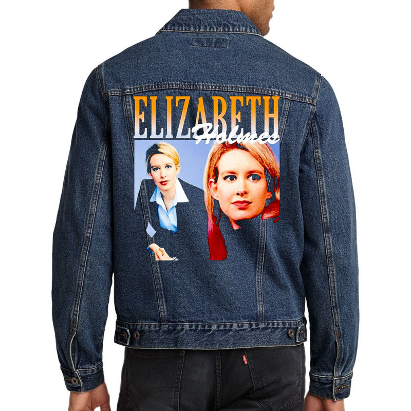 Elizabeth Holmes, Theranos Founder, Elizabeth Holmes And Theranos Foun Men Denim Jacket | Artistshot