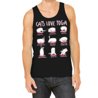 Funny Cats Love Different Yoga Positions Yoga Cat Premium Tank Top | Artistshot