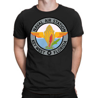 Naval Air Station Nas Key West Navy Military Veteran Patch T-shirt | Artistshot