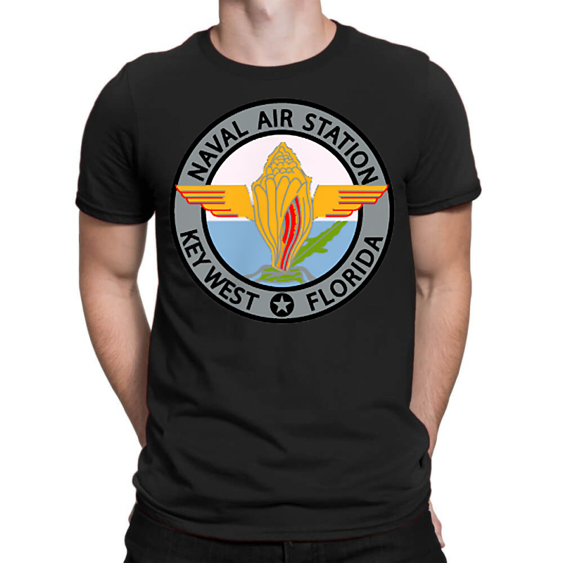 Naval Air Station Nas Key West Navy Military Veteran Patch T-Shirt by MarjorieWillie | Artistshot