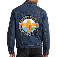 Naval Air Station Nas Key West Navy Military Veteran Patch Men Denim Jacket | Artistshot