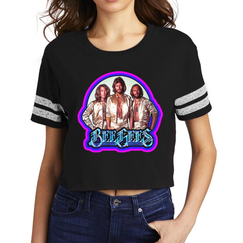 Bee Gees, Bee Gees Vintage, Bee Gees Bee Gees, Bee Gees Bee Gees Bee G Scorecard Crop Tee | Artistshot