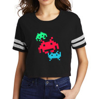 Space Invader 2.0, Space Invaders Scorecard Crop Tee | Artistshot