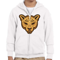 Jaguar Head Youth Zipper Hoodie | Artistshot