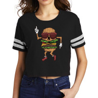 Burger Dance Scorecard Crop Tee | Artistshot