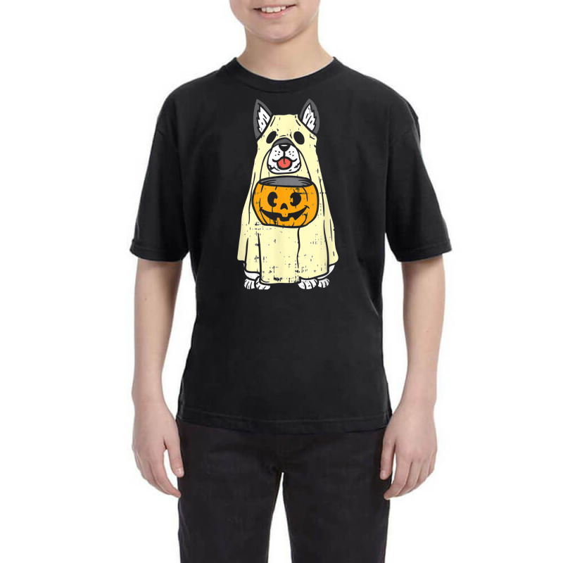 Siberian Husky Ghost Funny Halloween Costume Dog Owner Lover Youth Tee by Premium | Artistshot