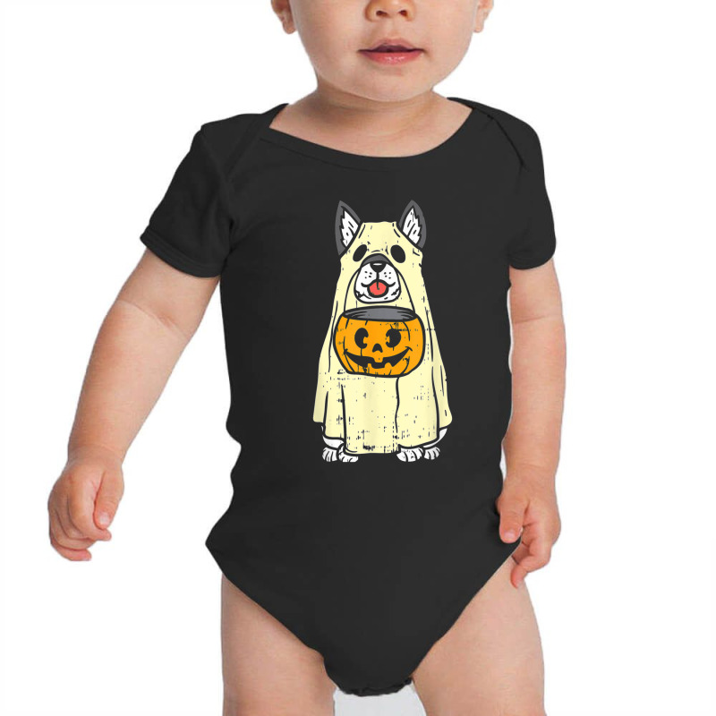 Siberian Husky Ghost Funny Halloween Costume Dog Owner Lover Baby Bodysuit by Premium | Artistshot