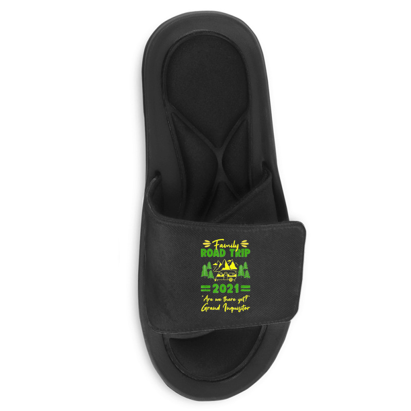 Family Road Trip 2021 Are We There Yet Grand Inquisitor Slide Sandal | Artistshot