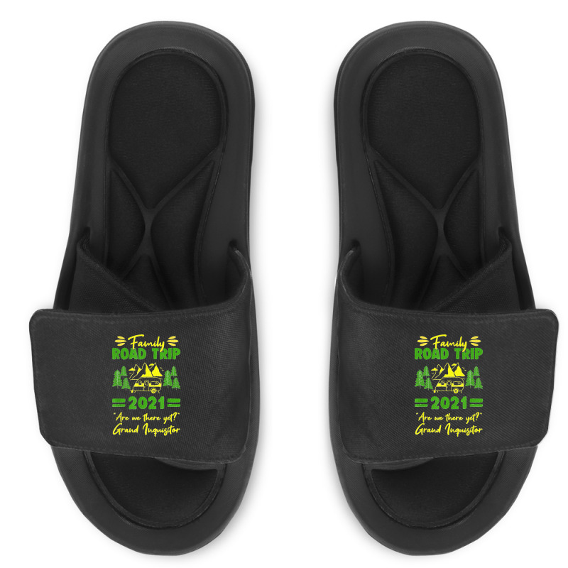 Family Road Trip 2021 Are We There Yet Grand Inquisitor Slide Sandal | Artistshot