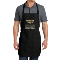 Production Engineer I Do Precision Guesswork. Funny Gift Full-length Apron | Artistshot