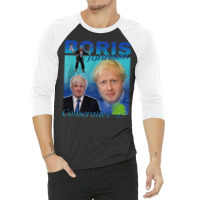 Boris Johnson, Conservative, Boris Johnson Vintage, Boris Johnson Pain 3/4 Sleeve Shirt | Artistshot