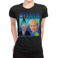 Boris Johnson, Conservative, Boris Johnson Vintage, Boris Johnson Pain Ladies Fitted T-shirt | Artistshot