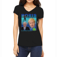 Boris Johnson, Conservative, Boris Johnson Vintage, Boris Johnson Pain Women's V-neck T-shirt | Artistshot