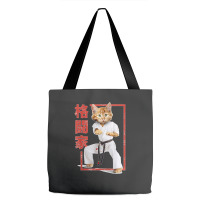 Cat Karate Player , Cat Samurai , Japanese Style T Shirt Tote Bags | Artistshot