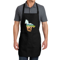 Horse Print With Landscape Horse Lover, Animal Horse Full-length Apron | Artistshot