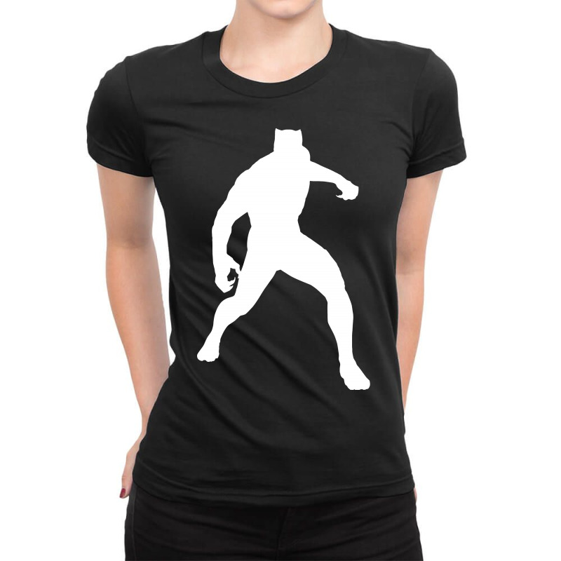 Black Panther Ladies Fitted T-Shirt by T-Zone | Artistshot