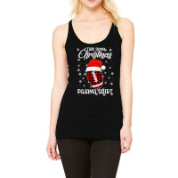 Football This Is My Christmas Pajama Plaid Football Santa Hat Xmas 85  Racerback Tank | Artistshot