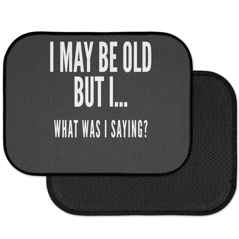 Funny Senior Citizens Old People Gifts S Old Age S Rear Car Mat | Artistshot