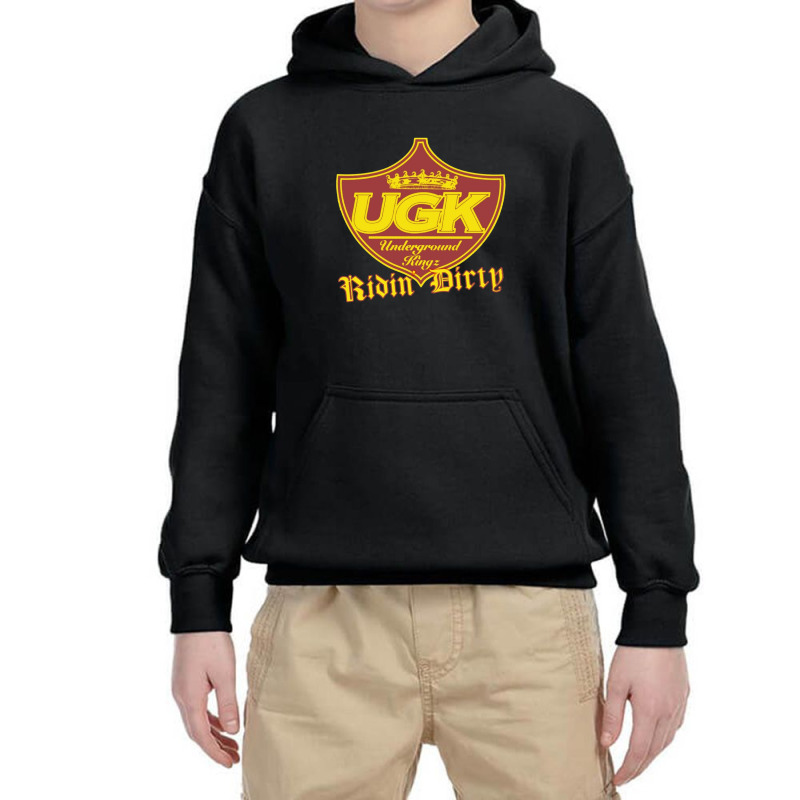 Ugk Underground Kingz Ridin Dirty Rare Edit Youth Hoodie by cm-arts | Artistshot