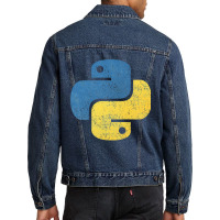 Vintage Python Men Denim Jacket | Artistshot