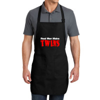 Real Men Make Twins  (2) Full-length Apron | Artistshot