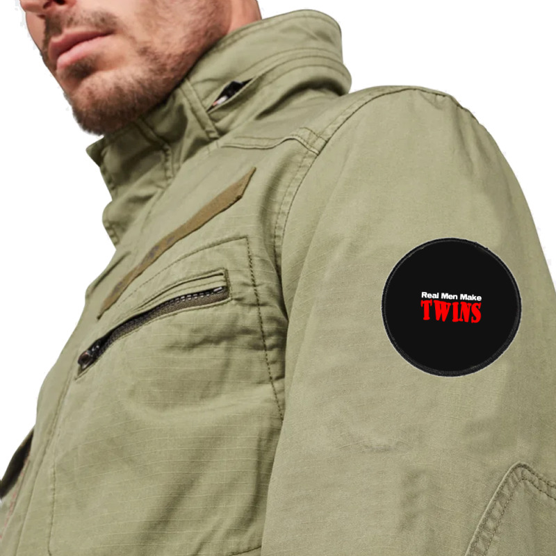 Real Men Make Twins  (2) Round Patch | Artistshot