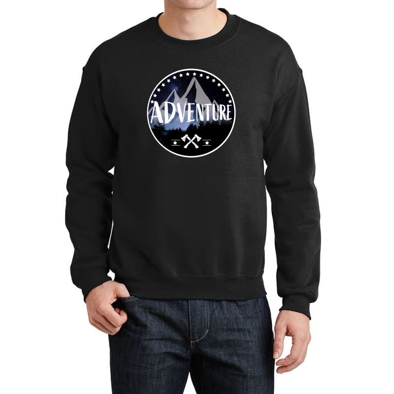 Adventure For Dark Crewneck Sweatshirt by autlu2024 | Artistshot