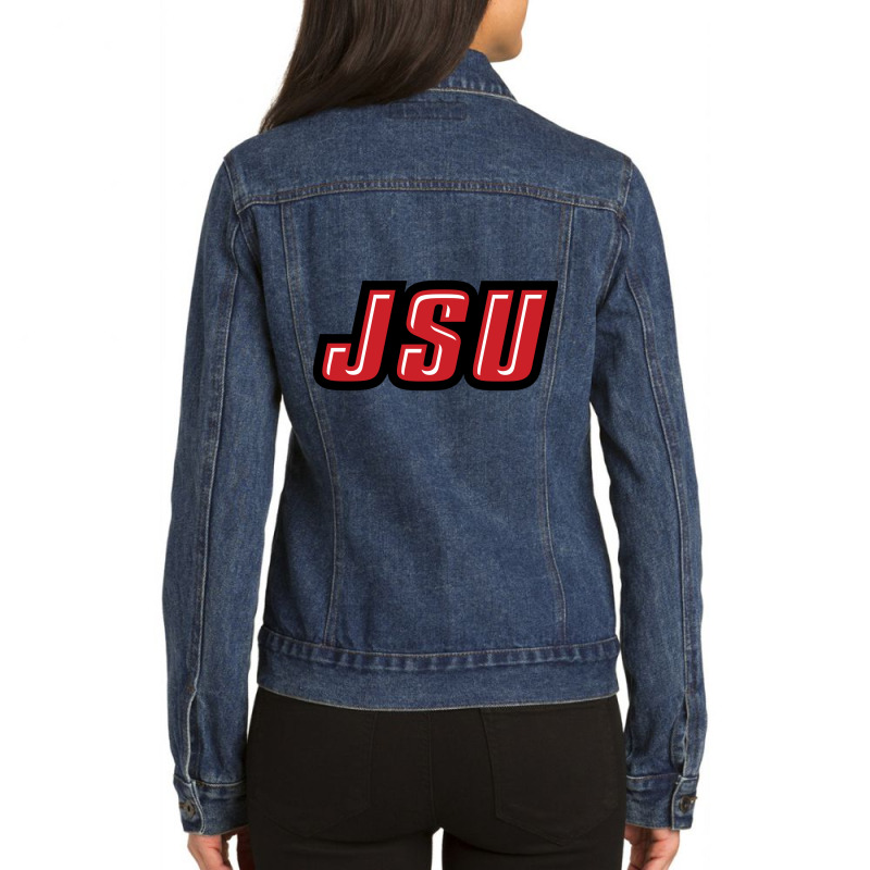 Jacksonville State Gamecocks Cap Ladies Denim Jacket by MotorArt | Artistshot