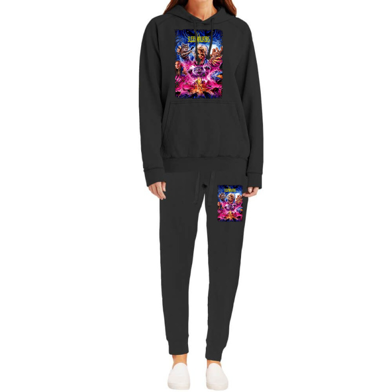 Sleepwalkers--ferocious Felines Hoodie & Jogger Set | Artistshot